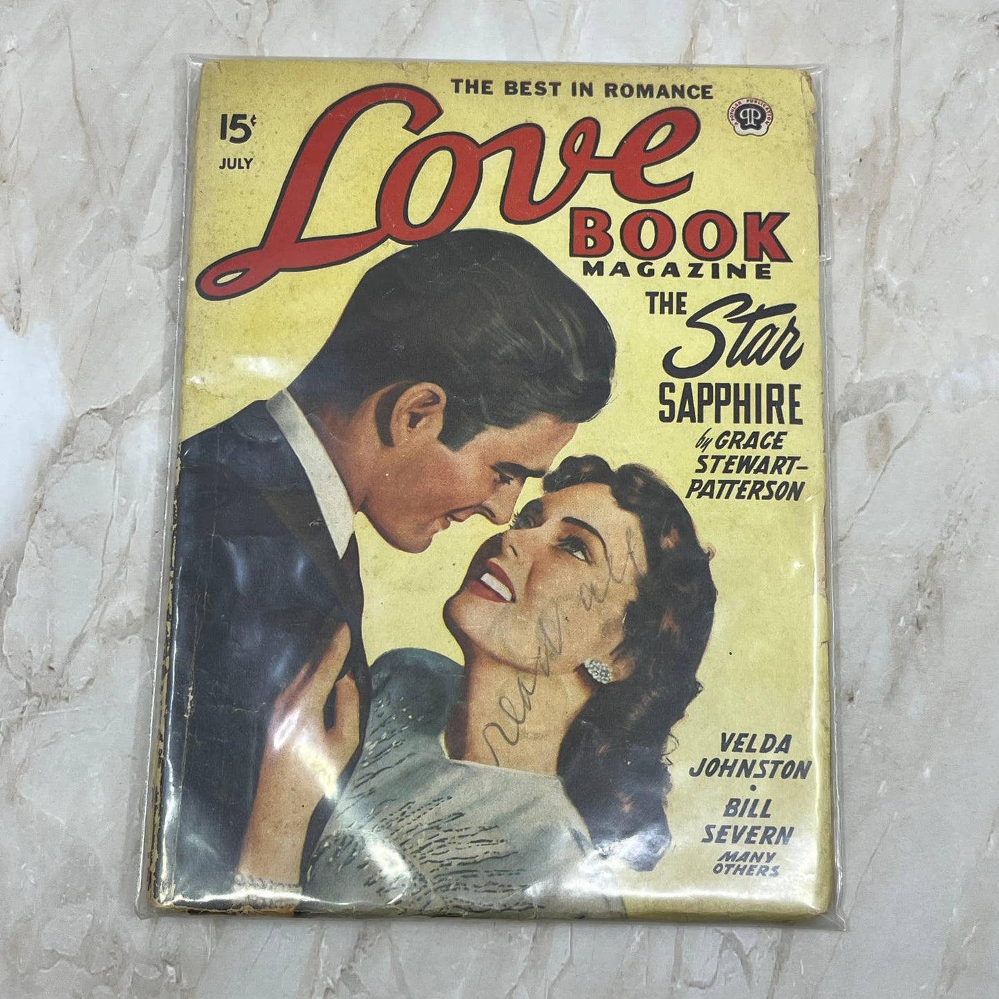 Love Book Magazine 1949 Romance Pulp Fiction Star Sapphire Stewart-Patterson TJ1