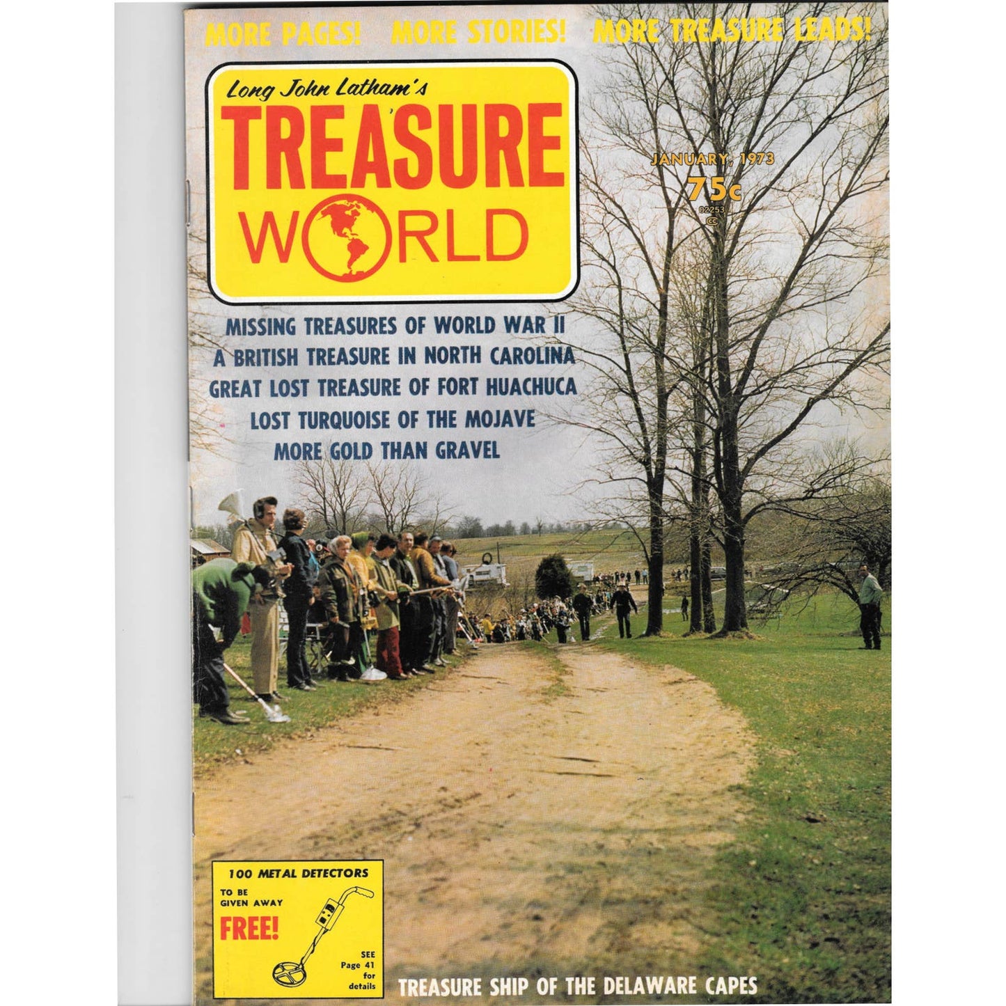 Long John Latham's Treasure World Magazine Mining Metal Detecting Jan 1973 M5