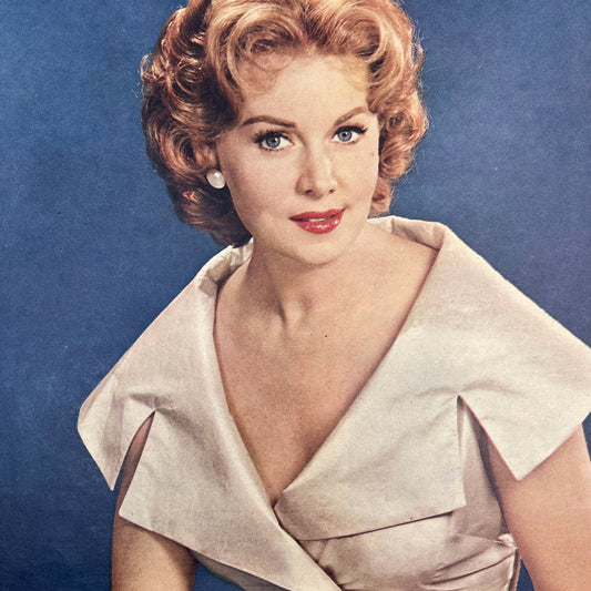 1959 RHONDA FLEMING Sunday New York News Coloroto Magazine Cover Only FL4