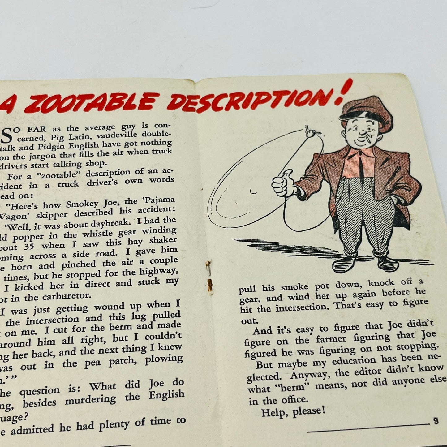 1943 Safe Driver Comic Booklet Anchor Casualty Company Insurance St Paul MN PX14