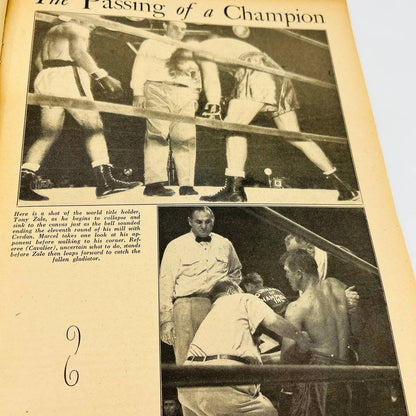 1947 Dec - The Ring Boxing Magazine – Ketchel-Papke Cover Cerdan Robinson TA5