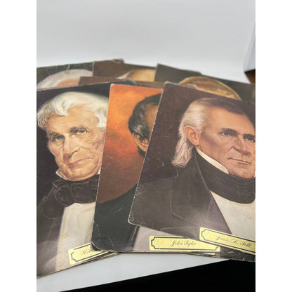 Vintage 1972 Set of 37 Presidential  Portraits Ottenheimer Publishing 11x14 TC4