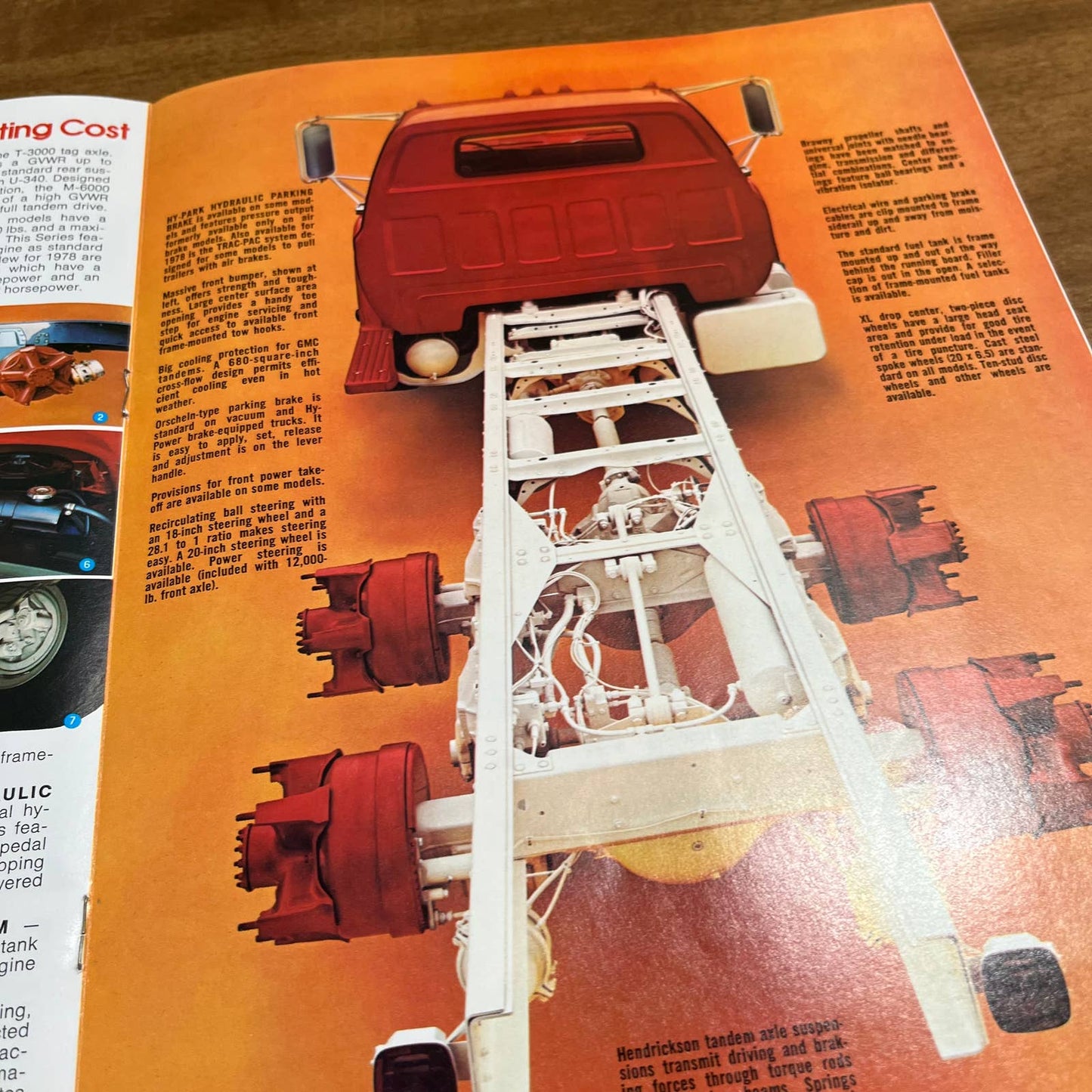 1970s GMC 97.5 Conventionals Series 6500 Booklet Full Color Pics A2