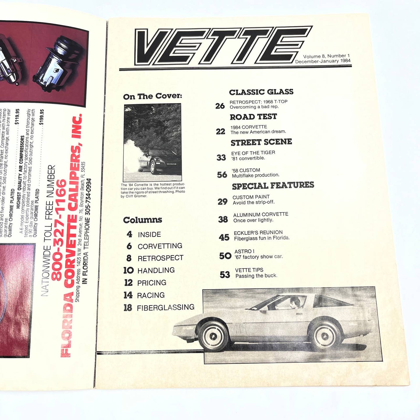 1984 Jan - VETTE Magazine Corvette RETROSPECT: 1968 T-TOP TG1