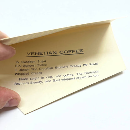 Bocce Ball San Francisco CA Operatic Night Club Venetian Coffee Table Card AB8