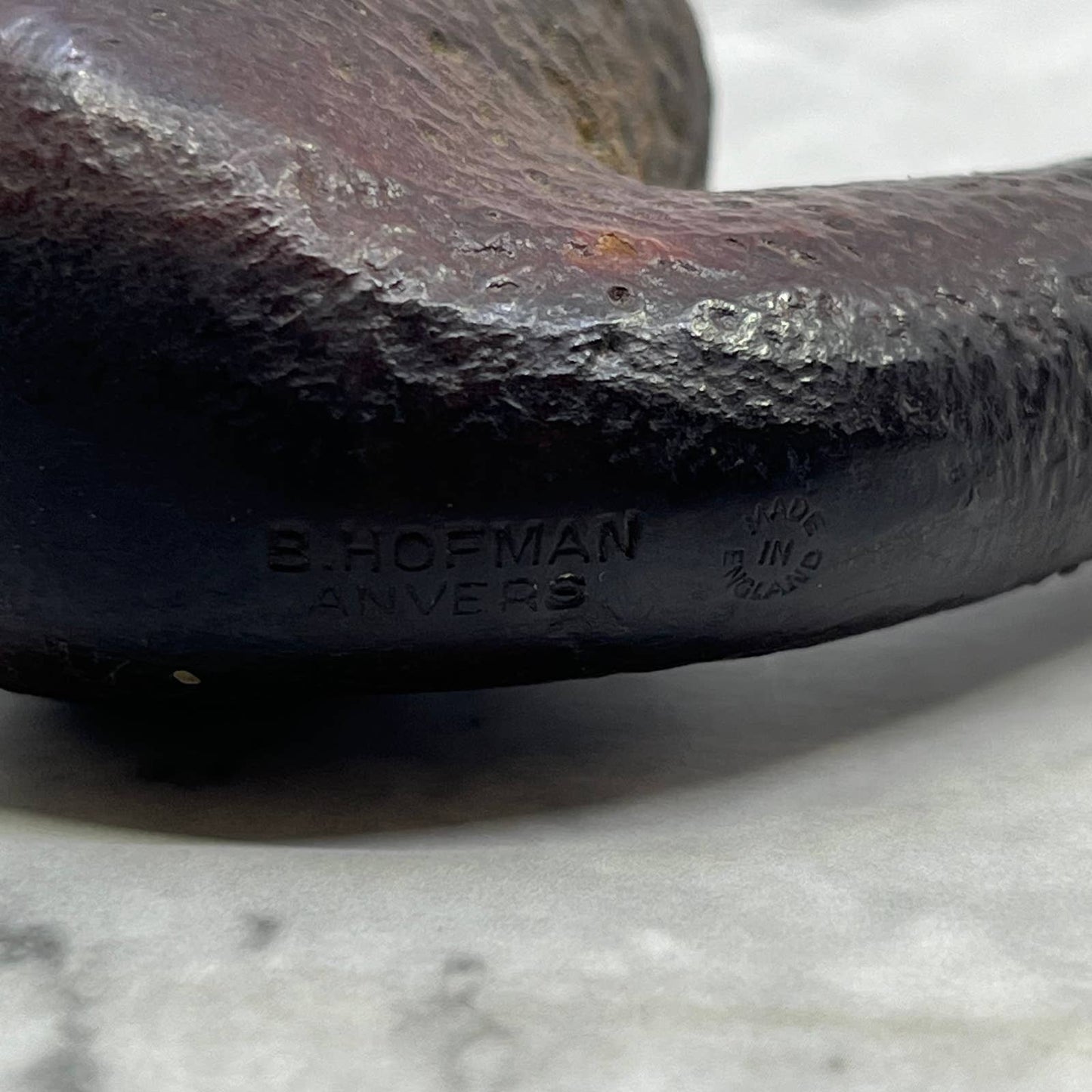 Vintage B. Hofman Anvers England Bent Estate Pipe TJ4-8