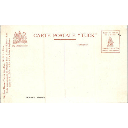 Paris Rue Royale La Madeleine Raphael Tuck Original Postcard TK1-P17