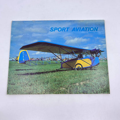 Sport Aviation Magazine March 1979 Flying Airplane Pilot EAA Magazine TC6