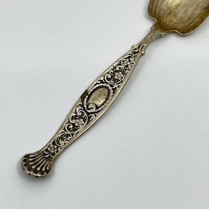 Whiting Hyperion Sterling Silver 6" Spoon RHOADS teaspoon Monogram SALLIE SC4