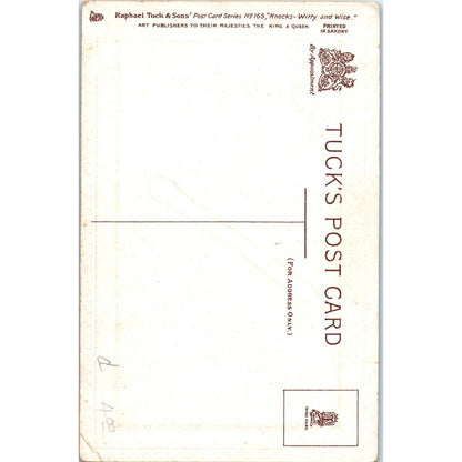 Don't Admit You've Met Your Match Raphael Tuck Original Postcard TK1-25