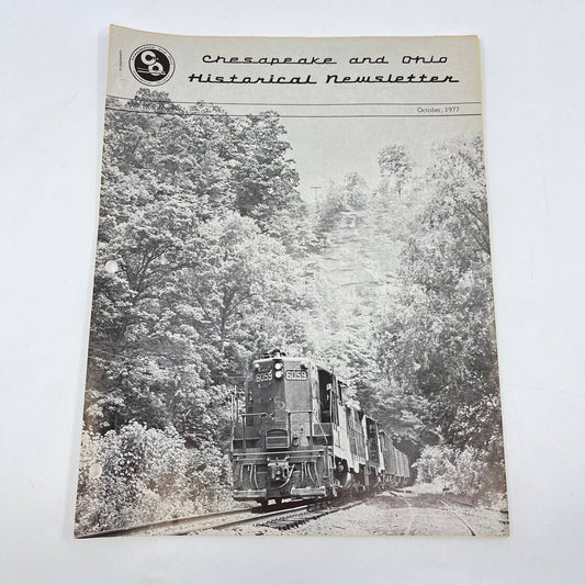 1977 OCT Chesapeake and Ohio Historical Newsletter C&O RR Thomas Dixon WV TE2