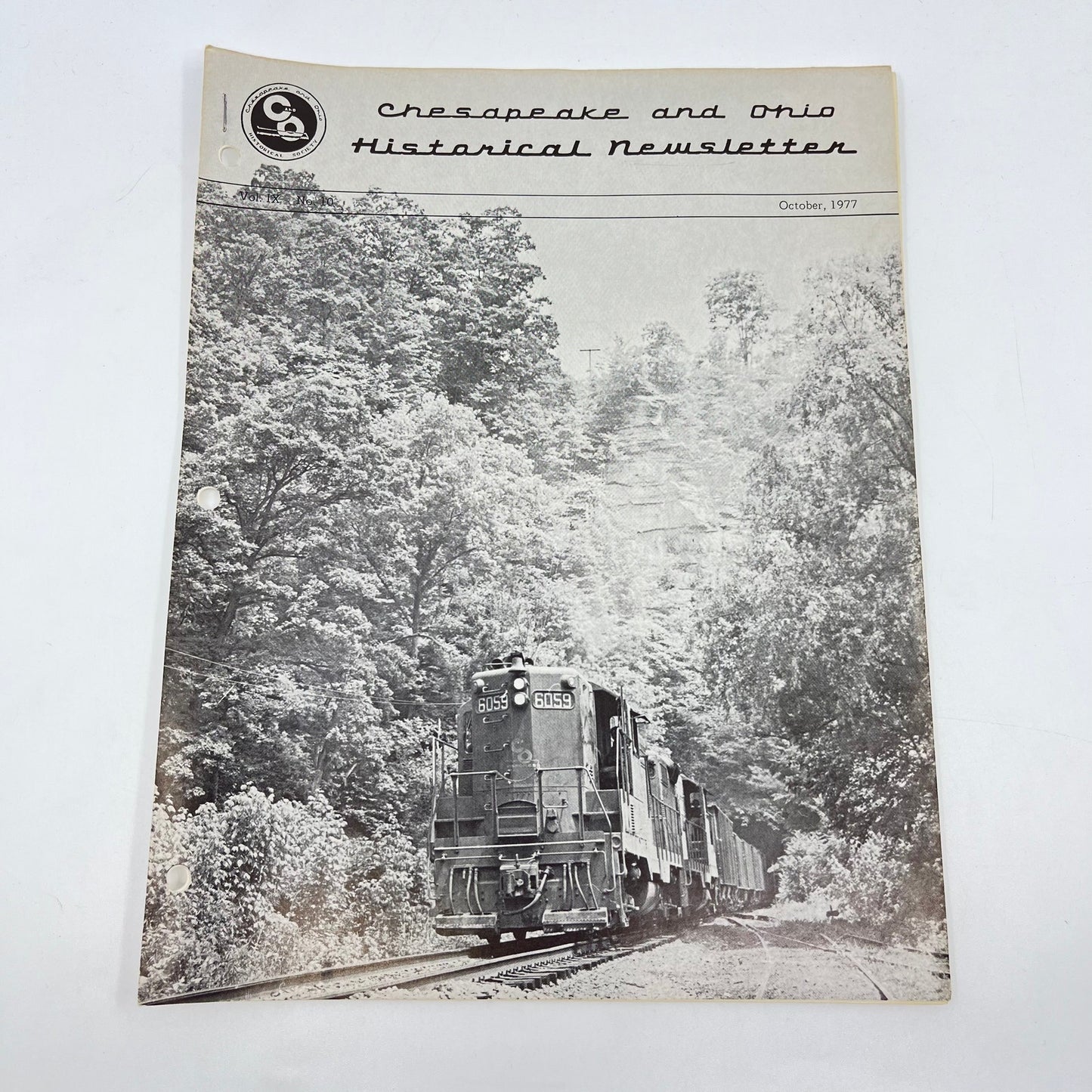 1977 OCT Chesapeake and Ohio Historical Newsletter C&O RR Thomas Dixon WV M1-2