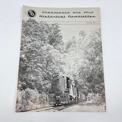 1977 OCT Chesapeake and Ohio Historical Newsletter C&O RR Thomas Dixon WV M1-2