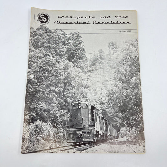 1977 OCT Chesapeake and Ohio Historical Newsletter C&O RR Thomas Dixon WV M1-2