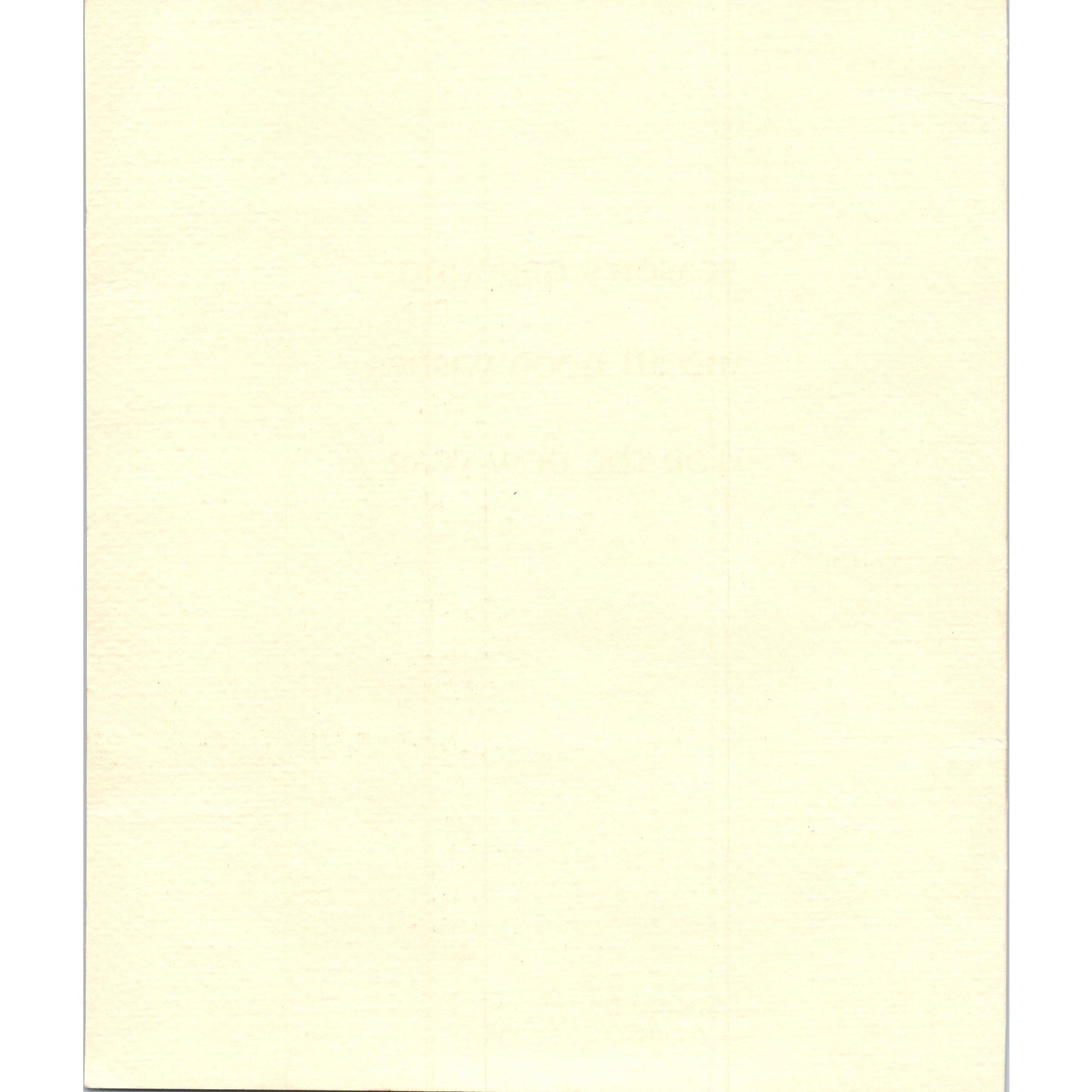 1960s Christmas Card from The Embassy of Switzerland B15