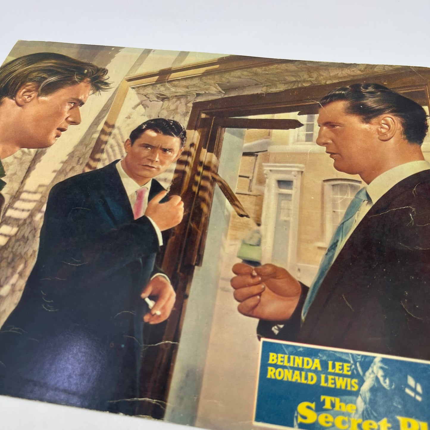 1958 The Secret Place Belinda Lee Ronald Lewis British Lobby Card 9 FL4