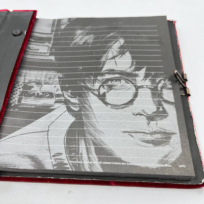 Wizarding World Harry Potter Red Velvet Journal Notebook Sound Box TE5