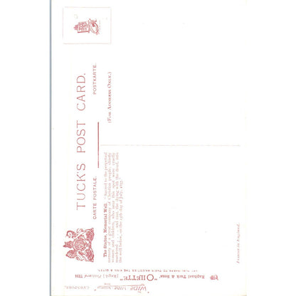 Cawnpore The Statue Memorial Well Raphael Tuck Oilette Original Postcard TK1-P17