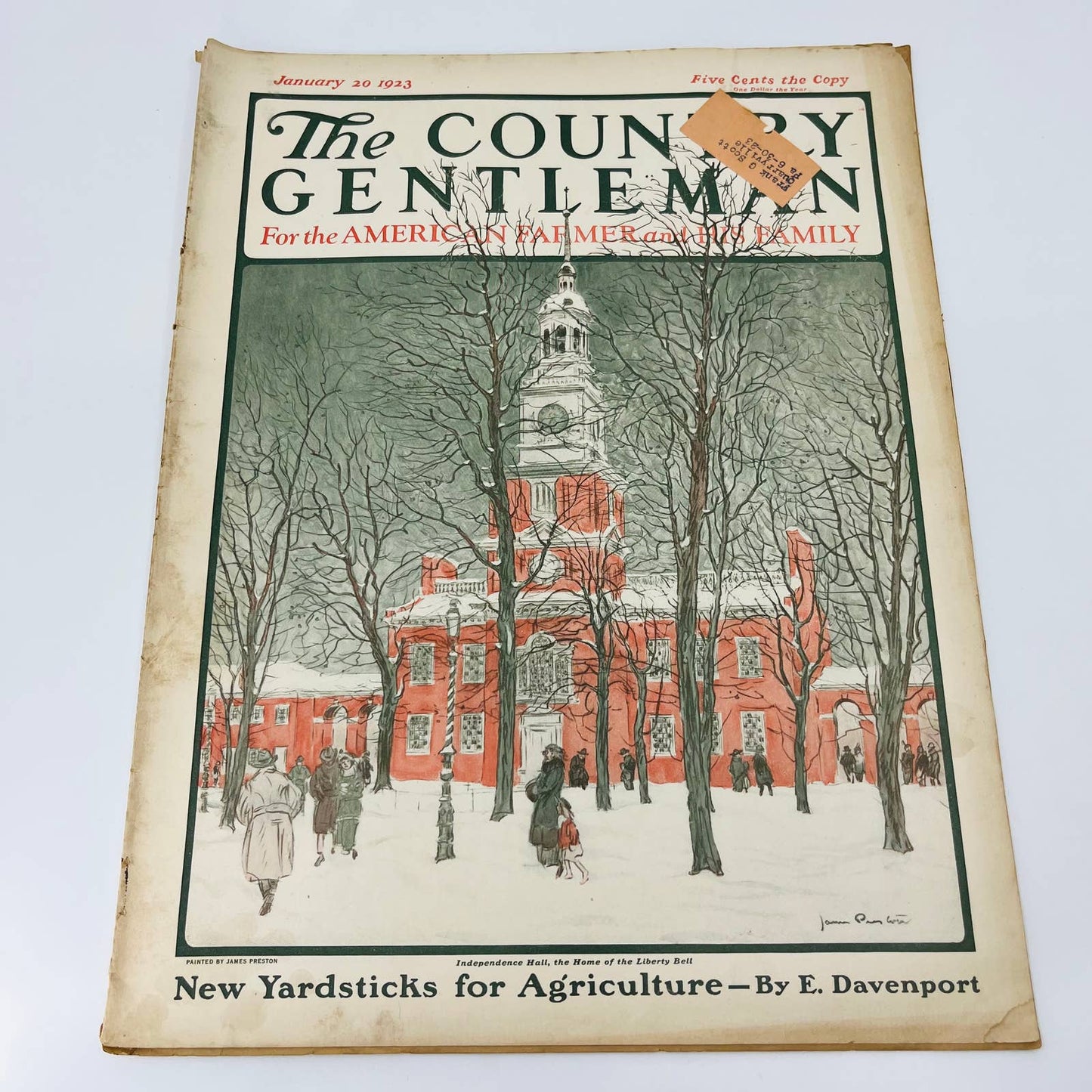 VTG The Country Gentleman January 20 1923 Agriculture James Preston BA2