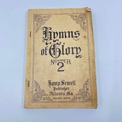 1914 Hymns Of Glory Hymnal Book Hampshire Sewell Atlanta GA Church Music L1-5