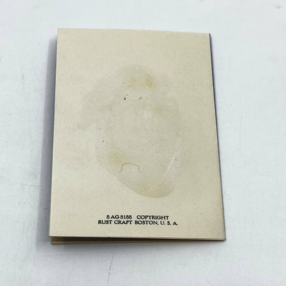 Vintage Greeting Card Shower Wishes Adorable African American Girl SC9