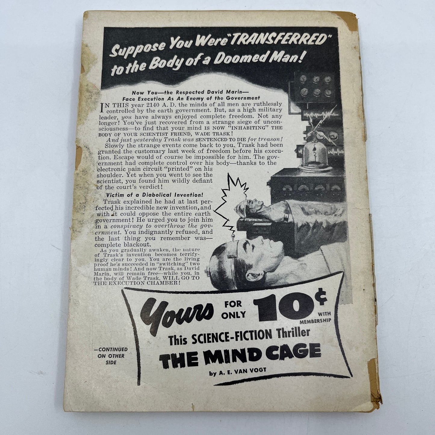 Astounding Science Fiction Magazine Vol 61 No2 April 1958 Eric Frank Russell TH9