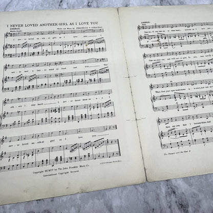 The Flower and the Star Frank Sheridan 1904 Sheet Music TK2-SM2