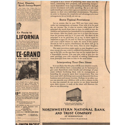 1935 Journal Newspaper Ad Chicago Milwaukee St Paul RR Hiawatha Speedliner FL5-2