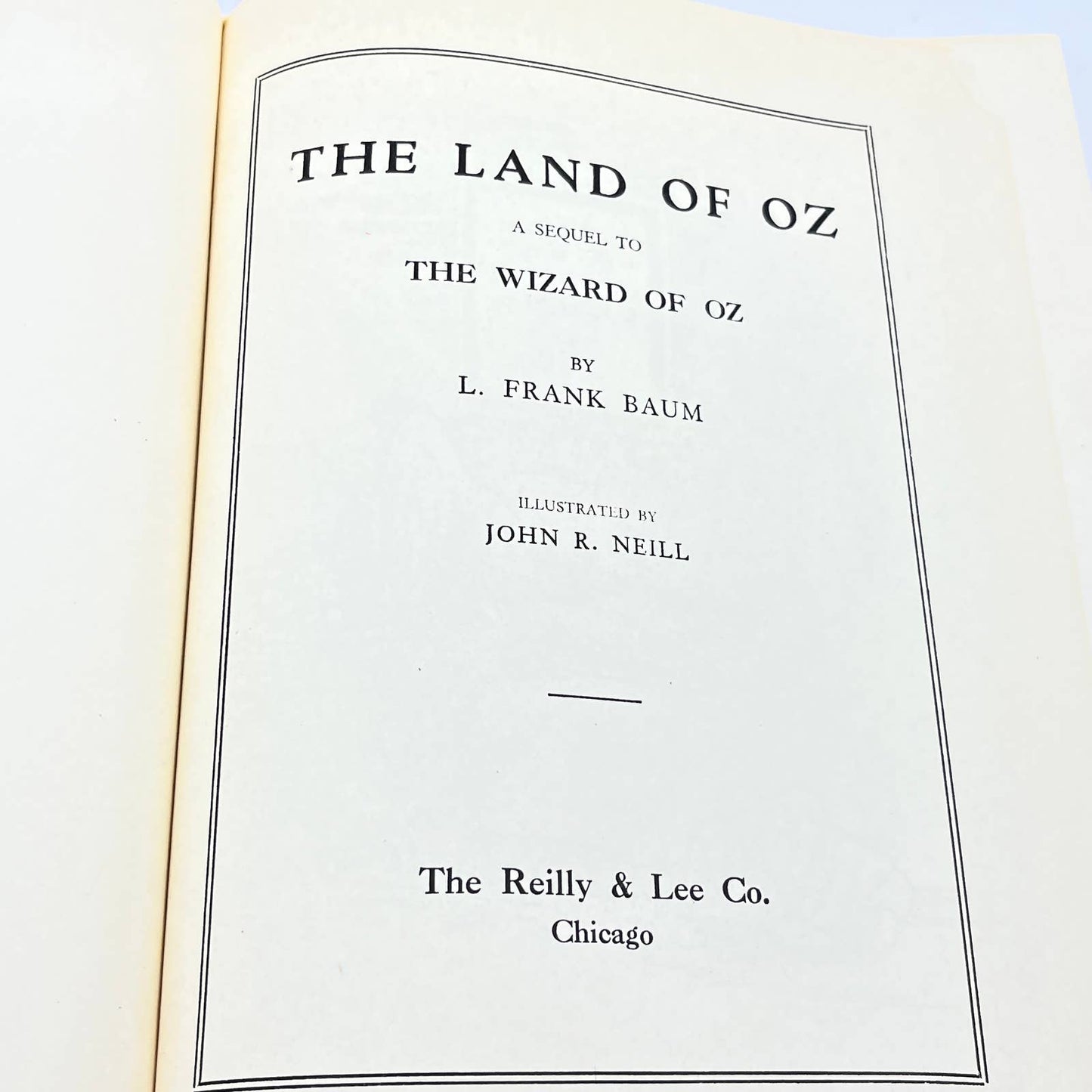 The Land of Oz - L. Frank Baum - 1932 Red Hardcover TF6