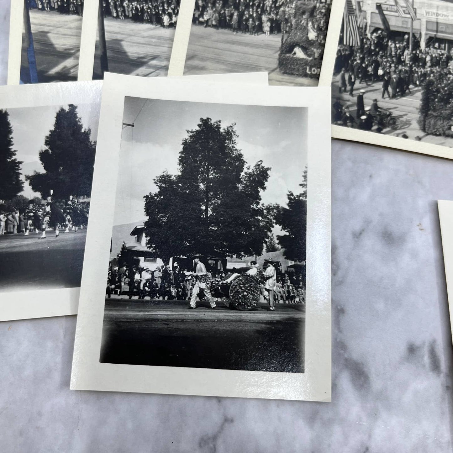 1930s Collection of Photos From New Year’s Day Flower Parade Pasadena CA TJ8