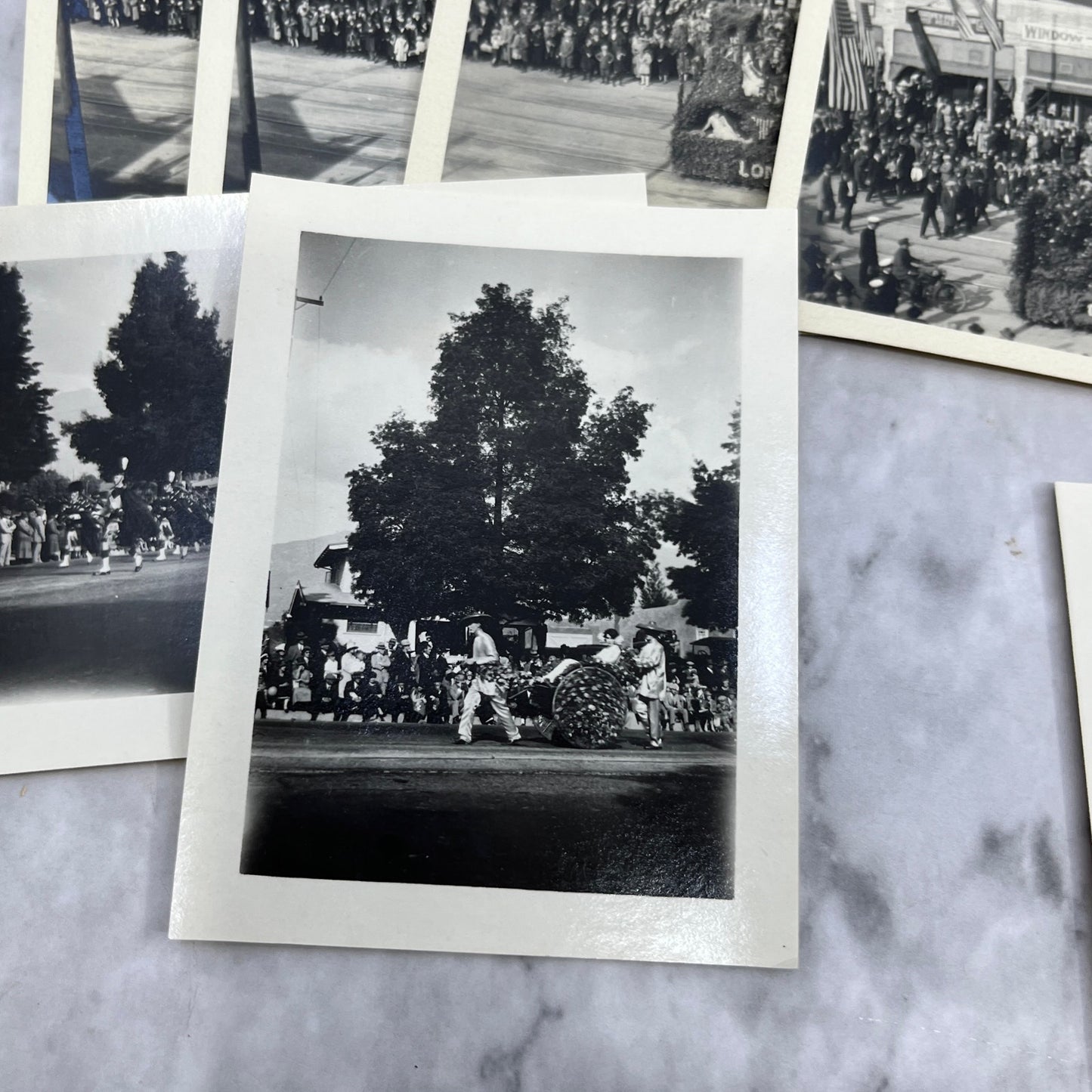 1930s Collection of Photos From New Year’s Day Flower Parade Pasadena CA P5-2