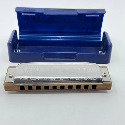 M. Hohner - Blues Harp of Key of C - Harmonica & Case  Made in Germany SD3