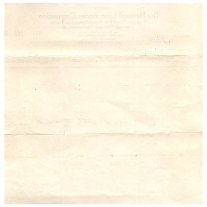 1948 The National Laboratories Corp Bill to Dr L.B. Bailey Kendallville IN AD8