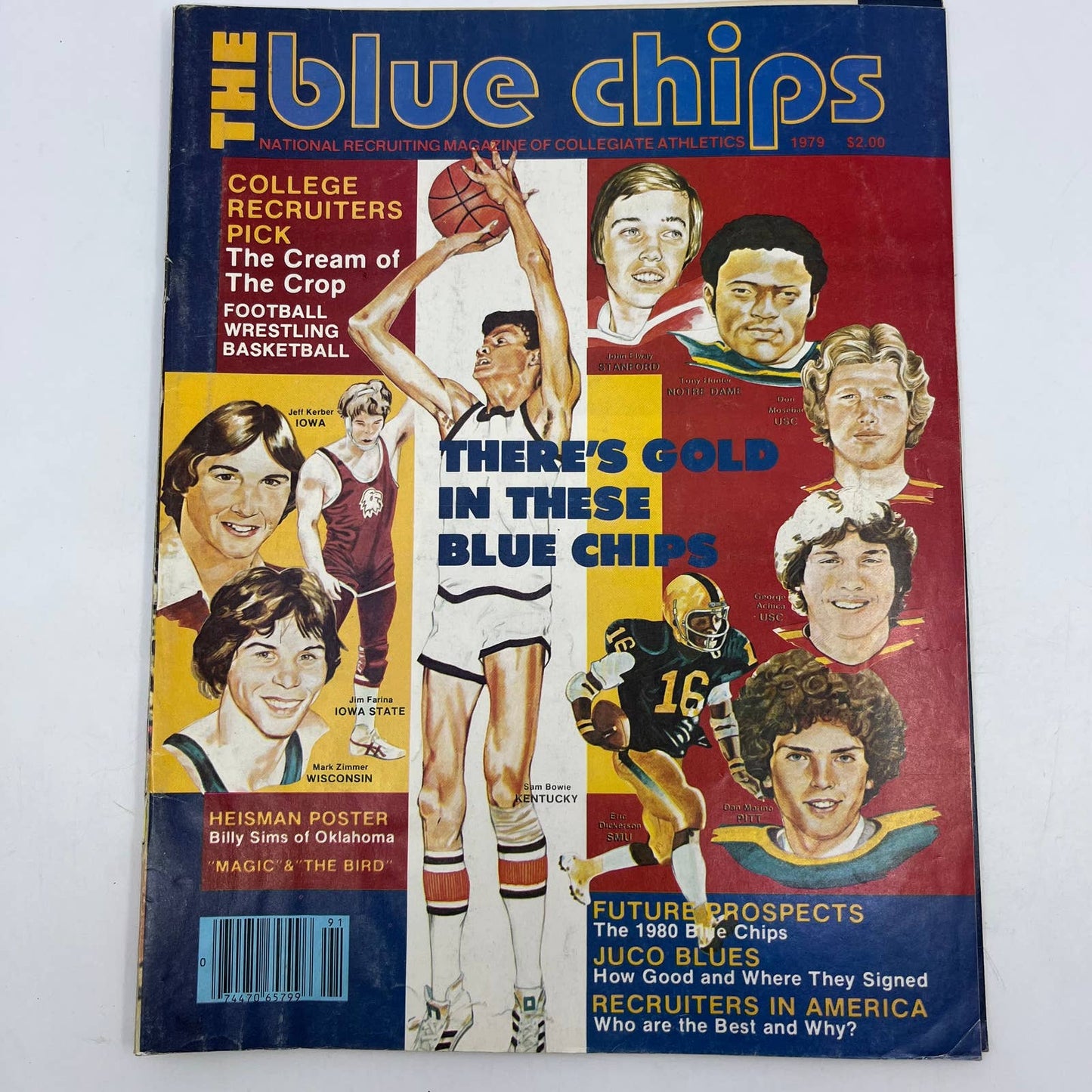 1979 The Blue Chips Recruiting Magazine Marino Elway Bird Magic Dickerson TH7