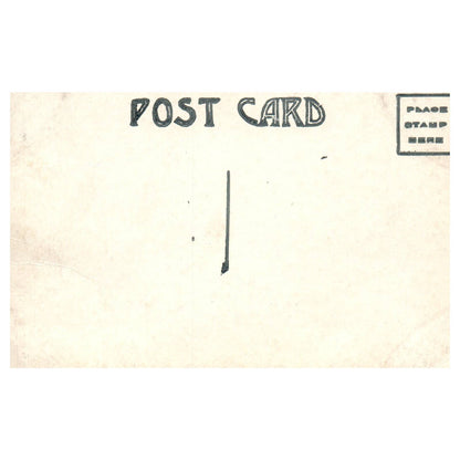 WWI Battleship ARA Taking Them Over the Bridge - Original Postcard RPPC TJ8-4