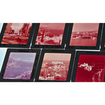 1960s Monte Carlo Monaco Travel Slide Set of 7 2x2 Slides TK2-S4-16