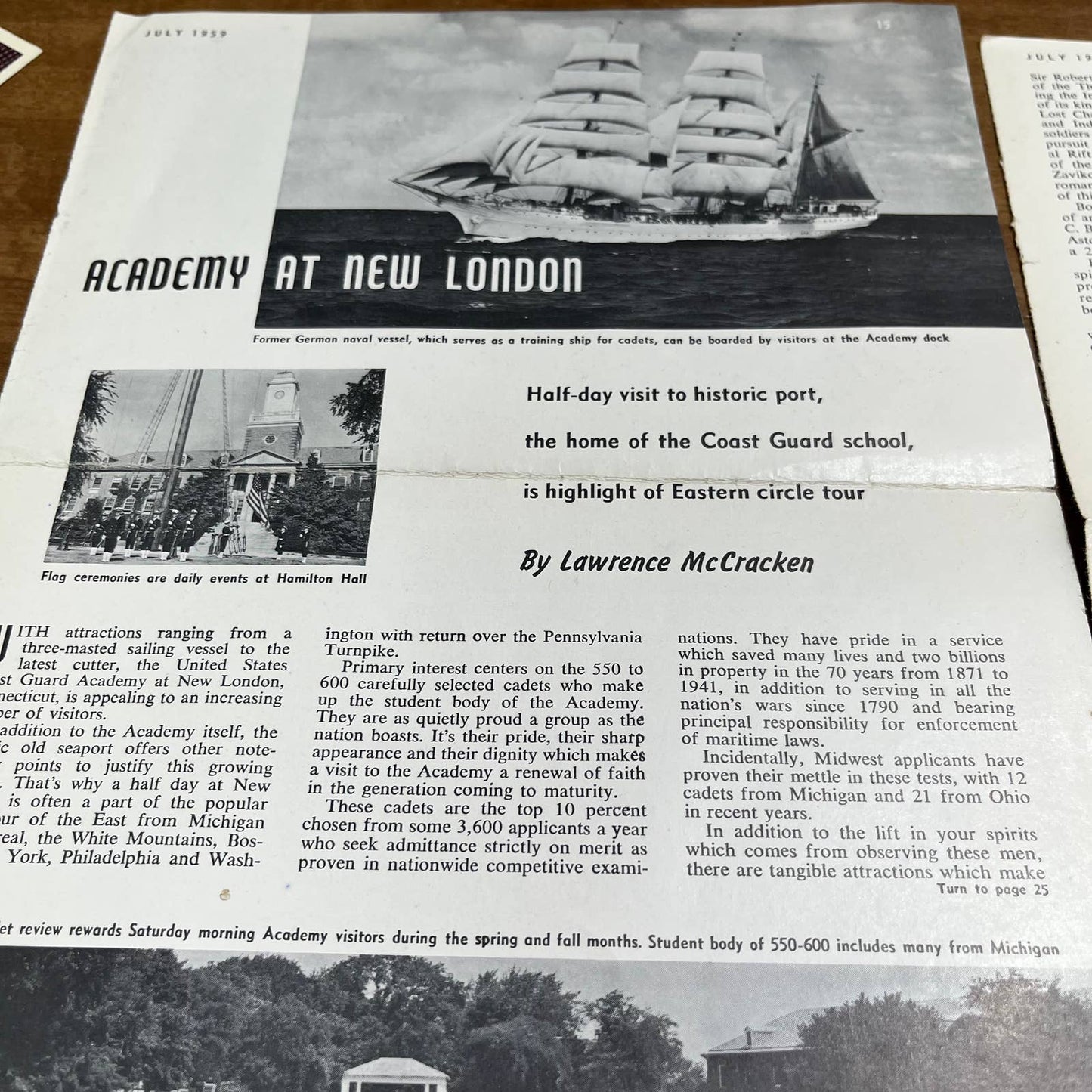 1959 St. Lawrence River Seaway Magazine Article 2 Pages New York NY A4