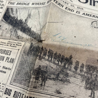 The Stars and Stripes - February 28, 1919 WWI US AEF Newspaper 28th Division B6