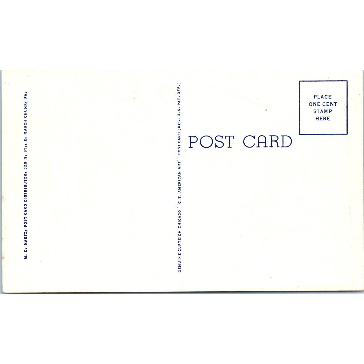 Vintage Postcard Mt. Pisgah Route 309 Lehigh River Mauch Chunk PA TD9-P1