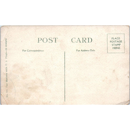 1918 WWI War Mottos "To a Soldier Friend" Original Postcard TK1-26