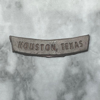 Vintage Printing Letterpress Printers Block Plate Houston Texas SE839
