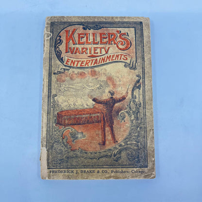 c1900 Keller's Variety Entertainments Book Frederick J. Drake Chicago TF3