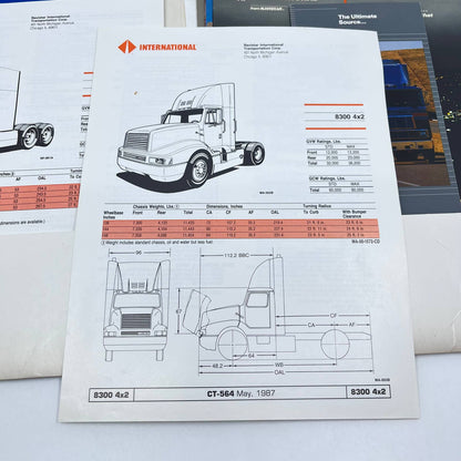1987 International from Navistar Trucks Parts and Maintenance Information TF8