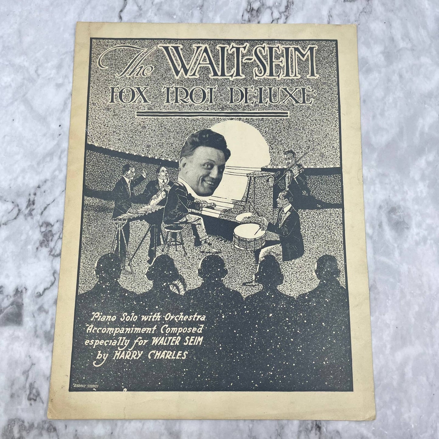 1920 Sheet Music The Walt-Seim Fox Trot Deluxe Harry Charles TJ4