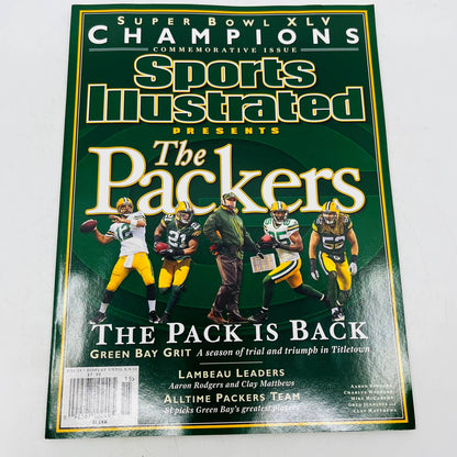 SPORTS ILLUSTRATED GREEN BAY PACKERS SUPER BOWL XLV 2011 COMMEMORATIVE NEW BA3