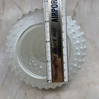Milk Glass White Hobnail Light Shade Globe Ceiling Wall Mount 5” TE5-2