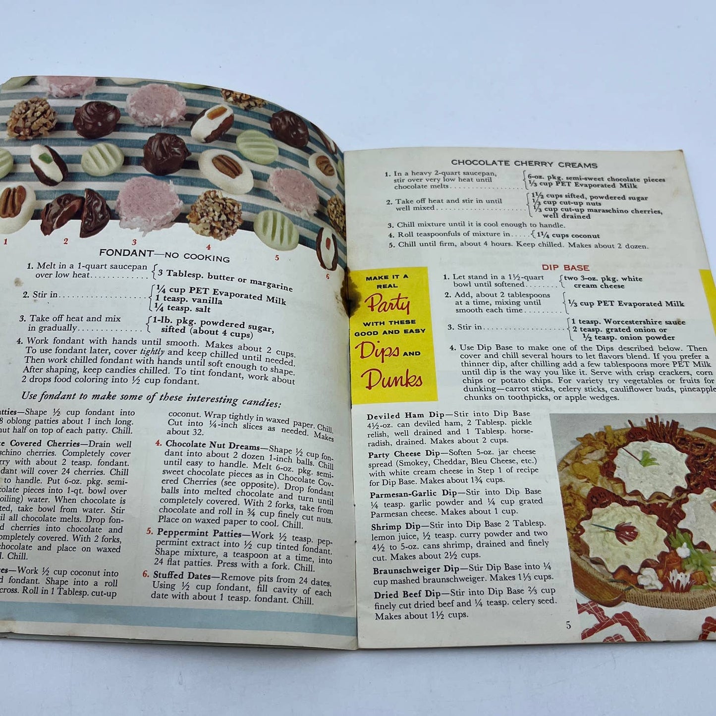 1958 Mary Lee Taylor Something Special Recipe Cookbook Pet Evaporated Milk TG6