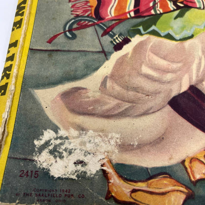 1942 Children's Stories We Like Coloring Book Madsen Cover Illustrated TH8