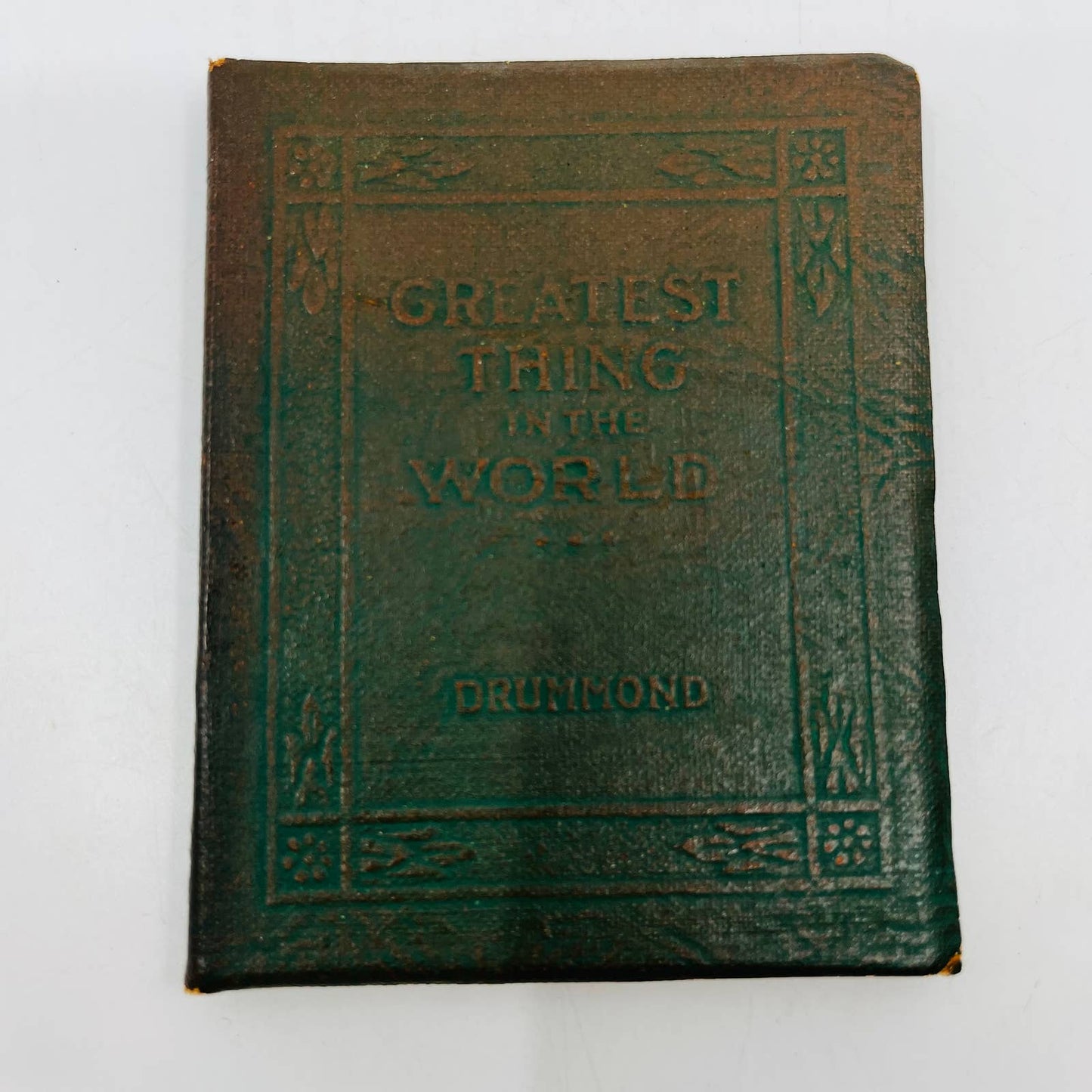 c1915 Little Leather Library Book THE GREATEST THING IN THE WORLD Drummond TC5