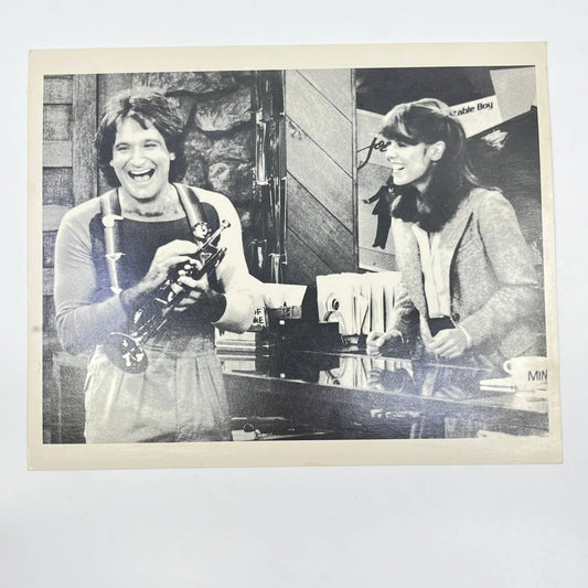 Vintage Robin Williams Mork & Mindy Photo Movie Still Black & White 8x10 AB4-44
